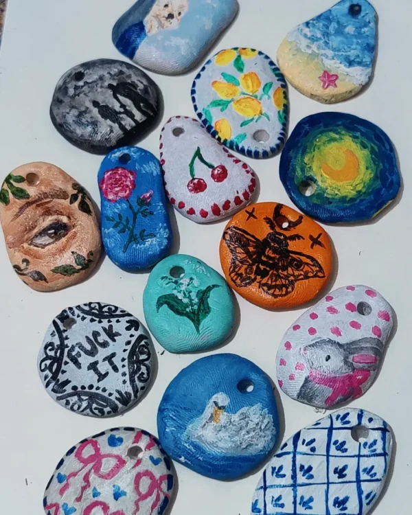 Clay charms