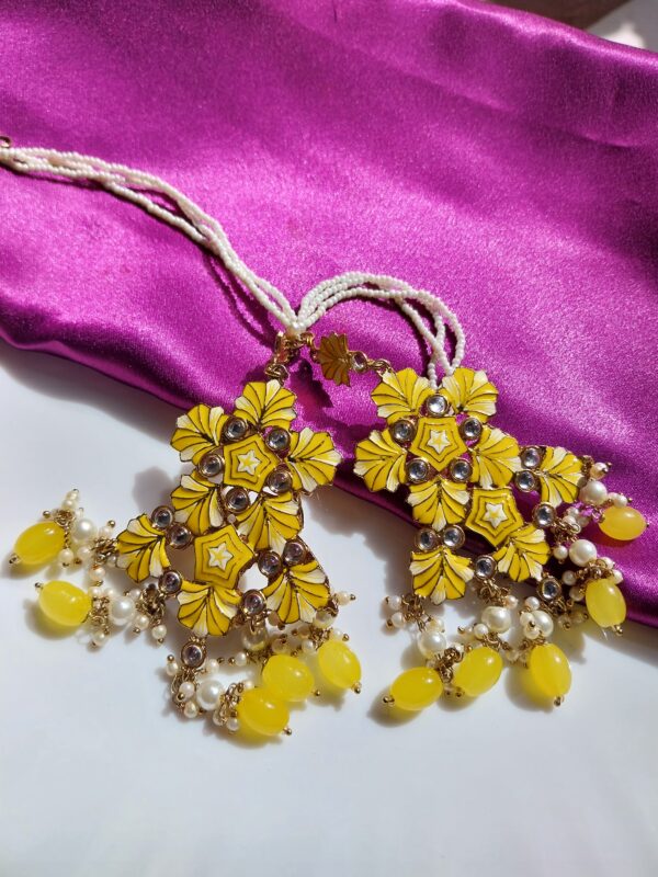Trisha earrings with sahara chain - Image 2