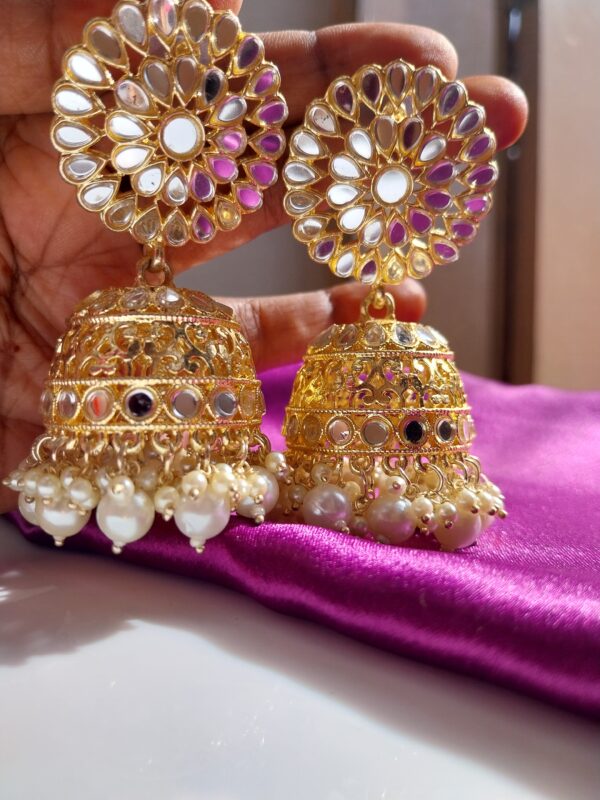 Naira Golden Jhumka - Image 2
