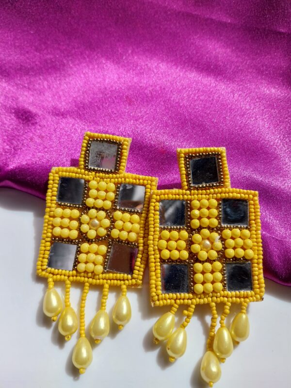 Handbeaded earrings
